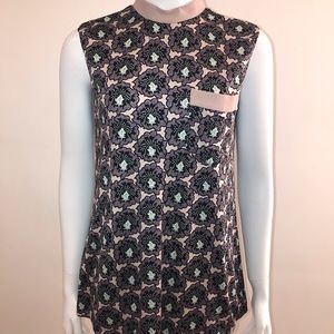 PRADA PRINTED SLEEVELESS TOP SIZE IT42